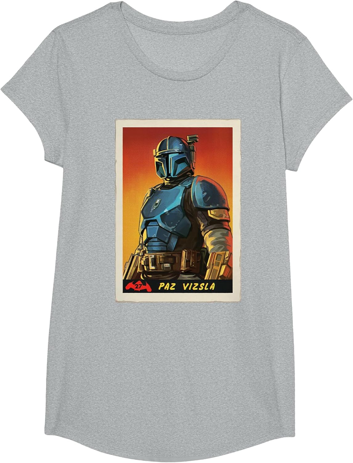 Star Wars: The Mandalorian Paz Vizsla Gradient Poster