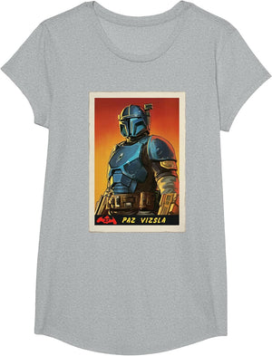 Star Wars: The Mandalorian Paz Vizsla Gradient Poster