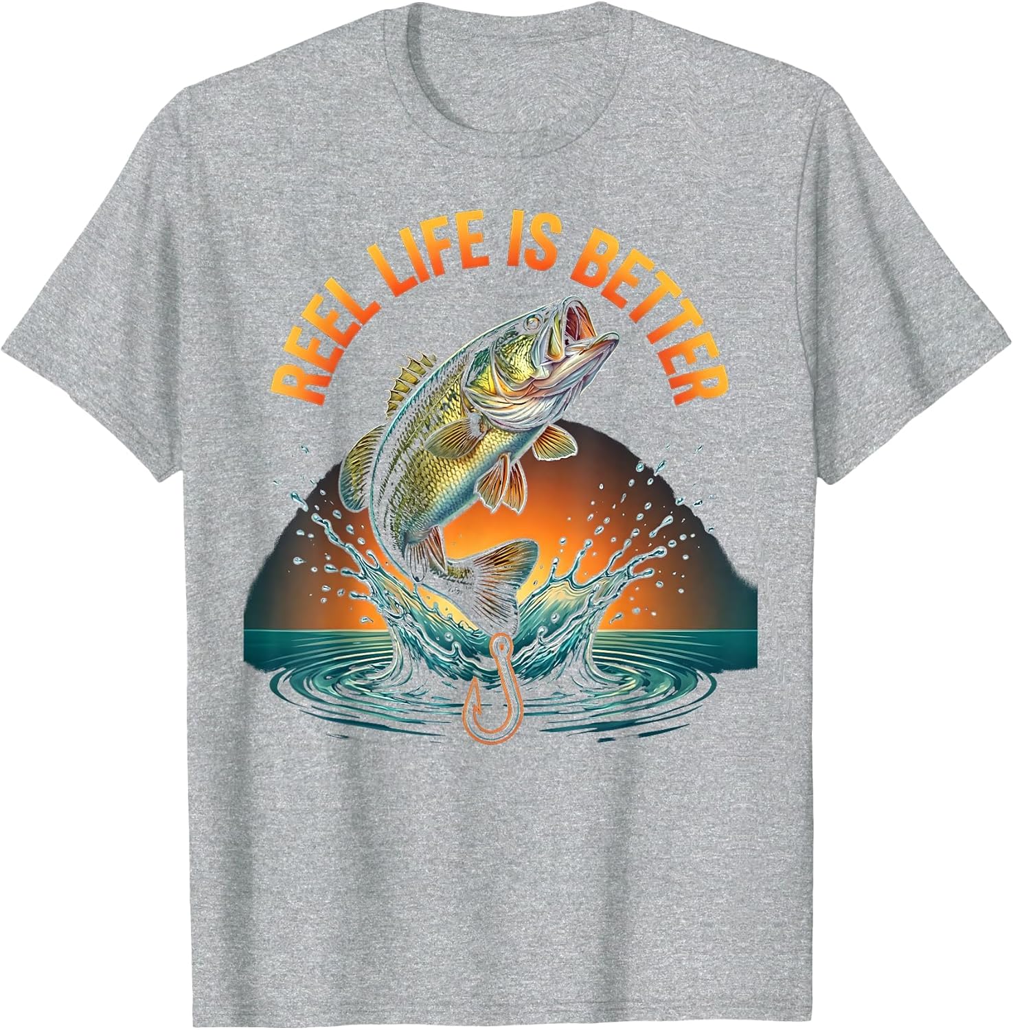 Reel Life Is Better Fishing Graphic Design