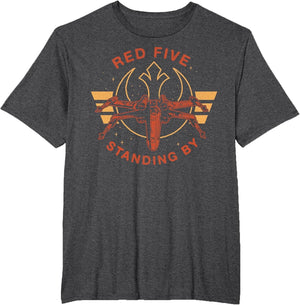 Star Wars Red Five Standing By X-Wing Rebels Graphic
