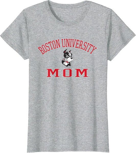 Boston Terriers Arch Over Mom - Neutral Boston U