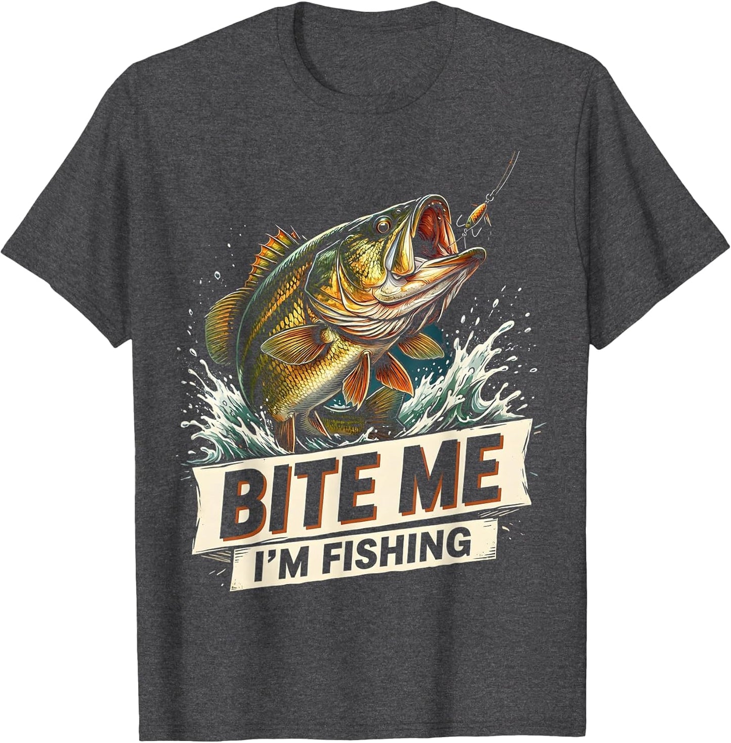 Bite Me I'm Fishing Reel Life Men's Design