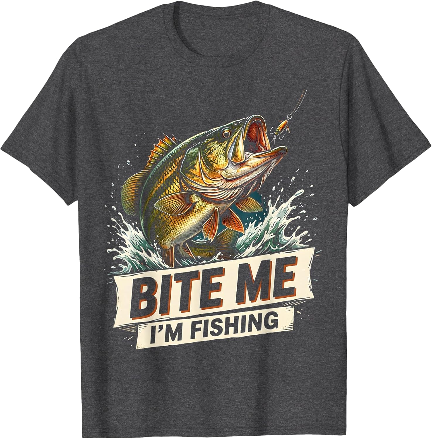 Bite Me I'm Fishing Reel Life Men's Design
