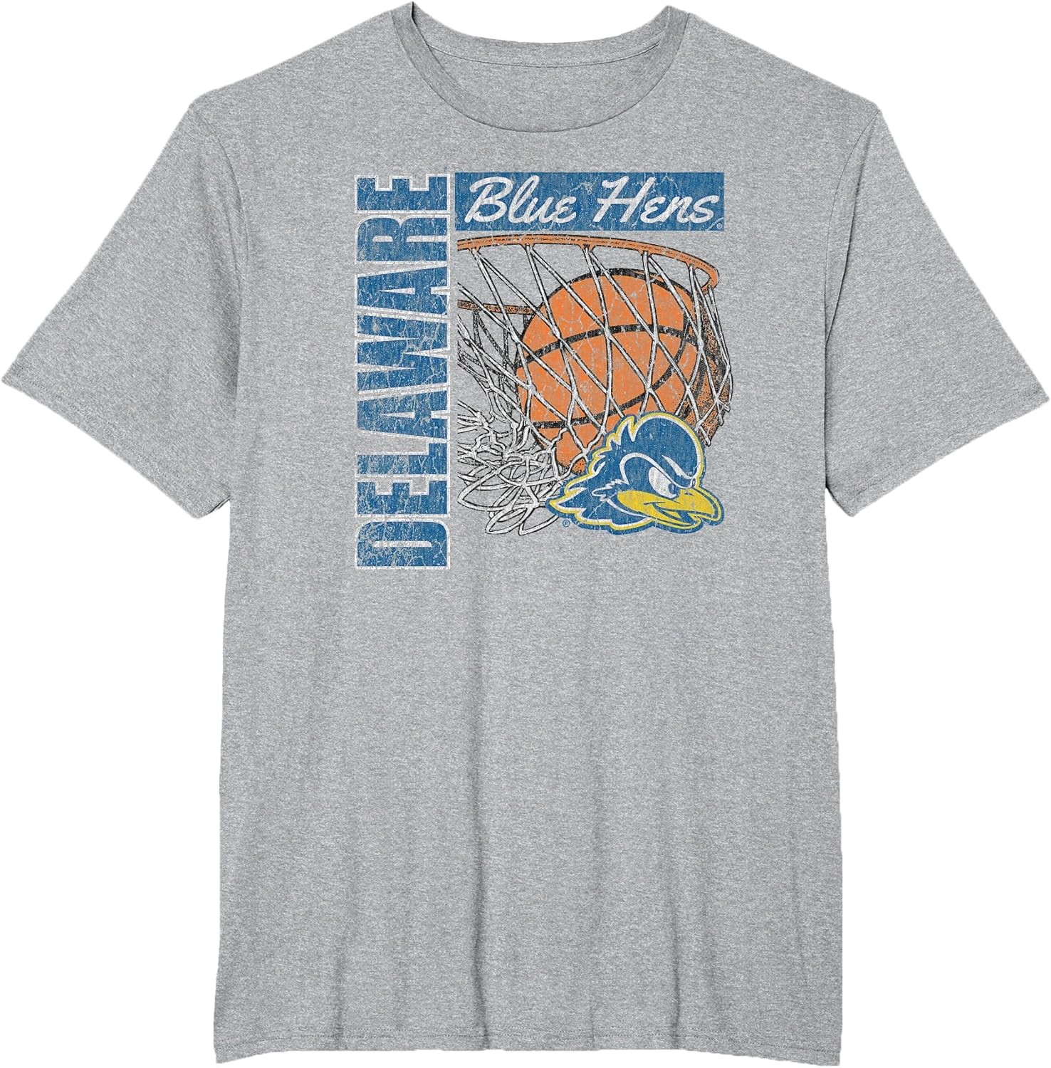 Delaware Fightin' Blue Hens Vintage Basketball 90's Gray