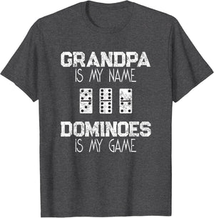 Vintage Double Six Dominoes Game Themed Domino Grandpa