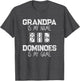 Vintage Double Six Dominoes Game Themed Domino Grandpa