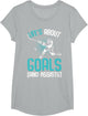 Life´s About Goals Hockey Player Ice Hockey Youth Kids Boys