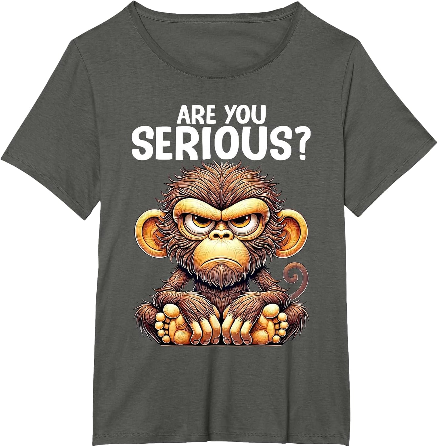 Humor are You Serious Grumpy Funny Monkey Meme