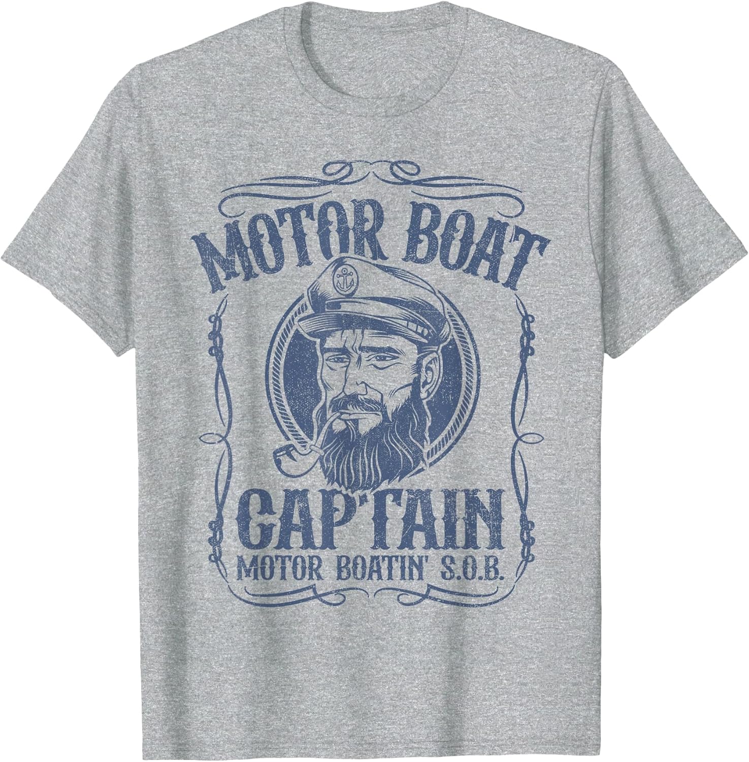 Motor Boat Captain Funny Pontoon Boating Motor Boatin Lake
