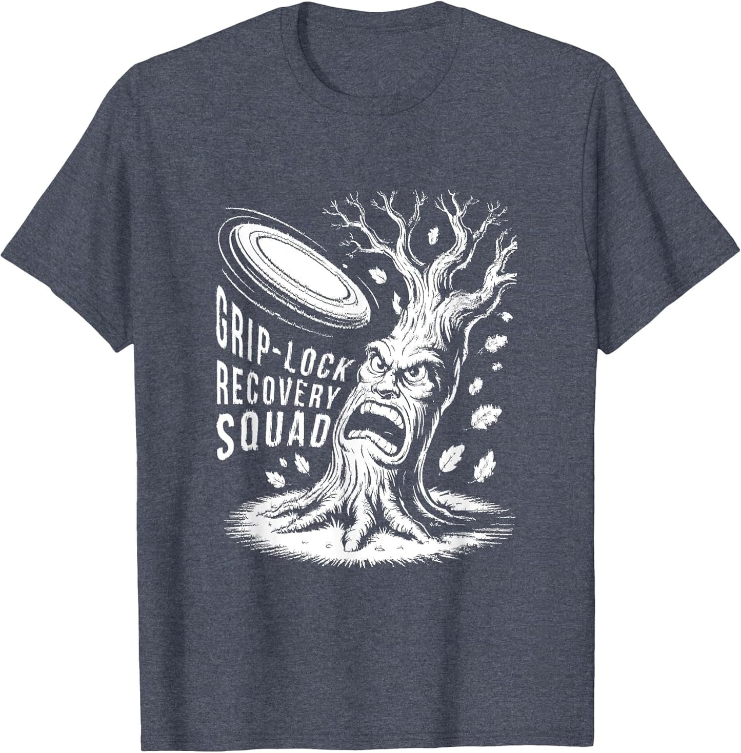 Grip-Lock Recovery Squad Funny Disc Golf Stupid Tree