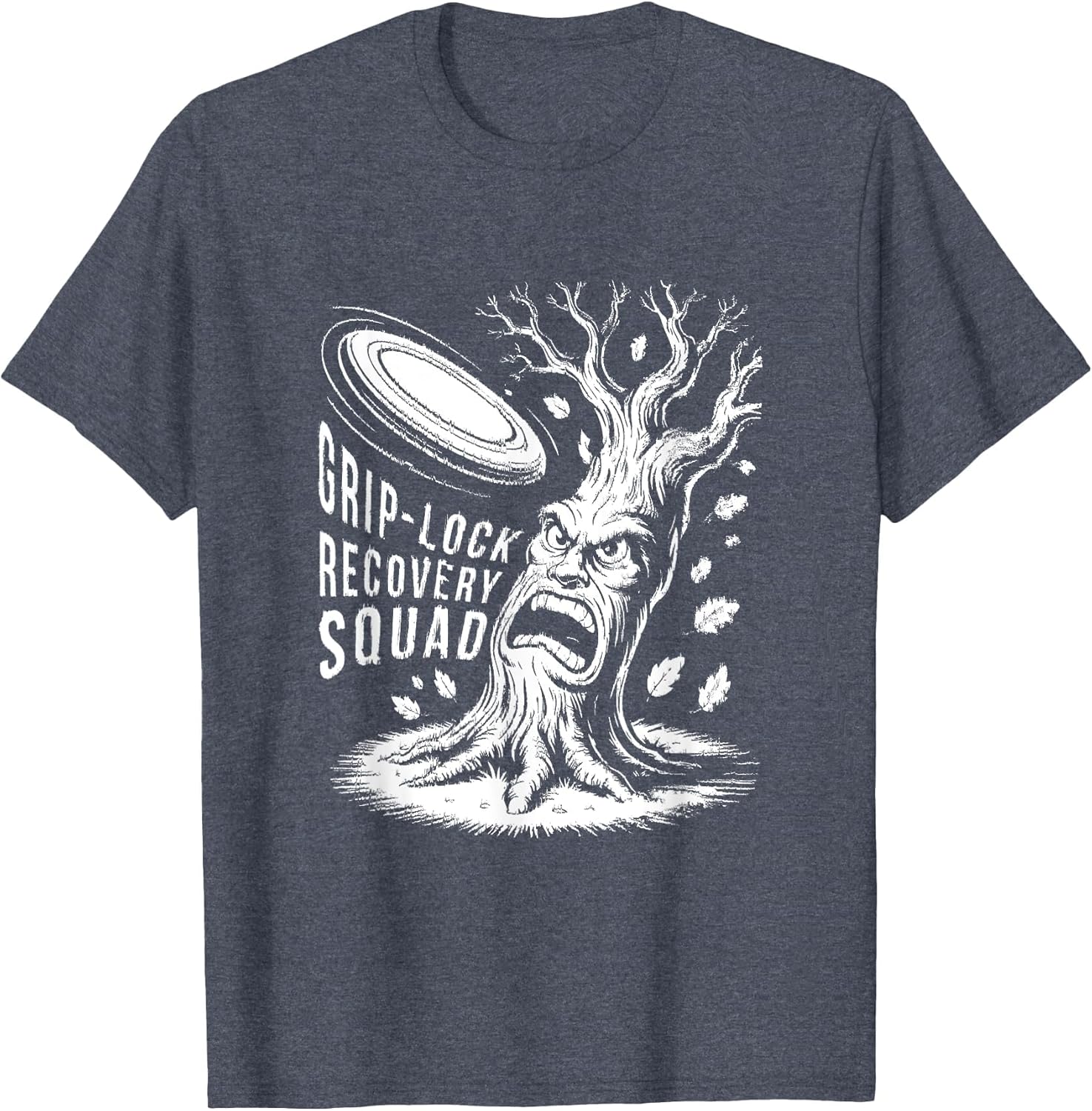 Grip-Lock Recovery Squad Funny Disc Golf Stupid Tree