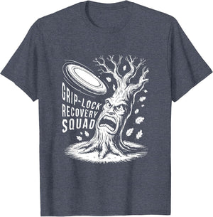 Grip-Lock Recovery Squad Funny Disc Golf Stupid Tree