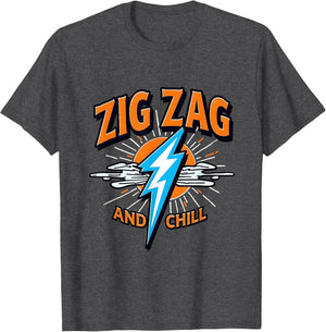 Zig Zag and Chill Relaxed Graphic Design