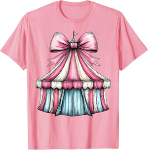 Coquette Bow Circus Carnival Pink Ribbon Mom Mothers Day