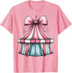 Coquette Bow Circus Carnival Pink Ribbon Mom Mothers Day