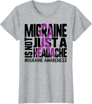 Migraine Awareness Not Just A Headache Purple Ribbon Warrior