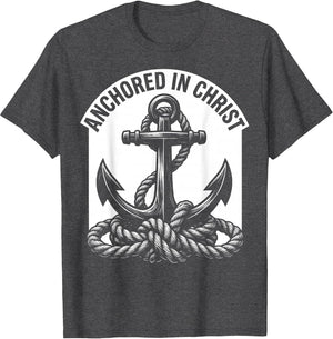 Anchored in Christ Christian Faith Design