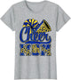 Cheer Mom Blue Gold Cheerleader Game Day Mama Football