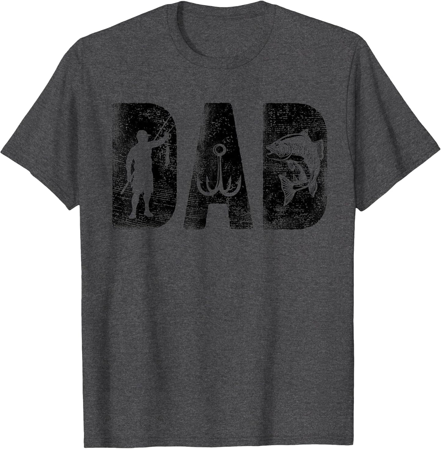 Fishing Dad Birthday Classic Bold Font Fish Daddy