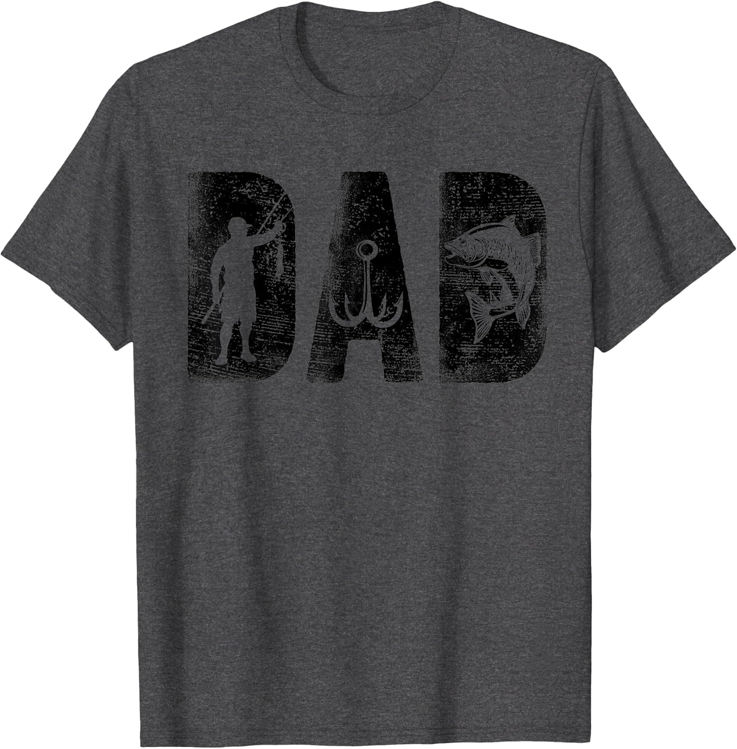 Fishing Dad Birthday Classic Bold Font Fish Daddy