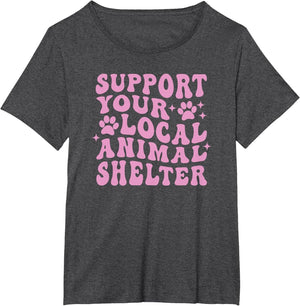 Support Your Local Animal Shelter Rescue Dogs Fur Mama Retro