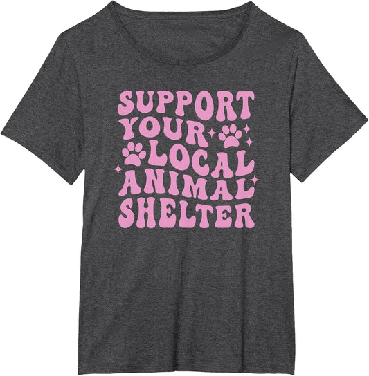 Support Your Local Animal Shelter Rescue Dogs Fur Mama Retro