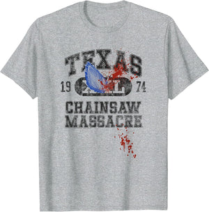 The Texas Chainsaw Massacre Athletic Logo with Chainsaw