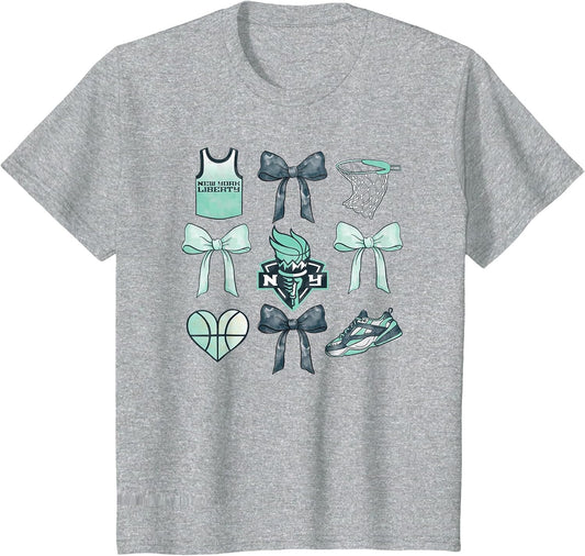 WNBA New York Liberty Bow Grid