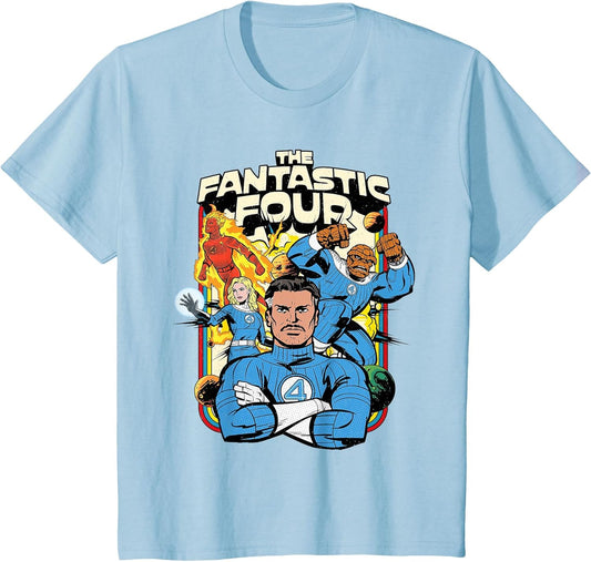 Kids Marvel The Fantastic Four: First Steps Retro Planets Team