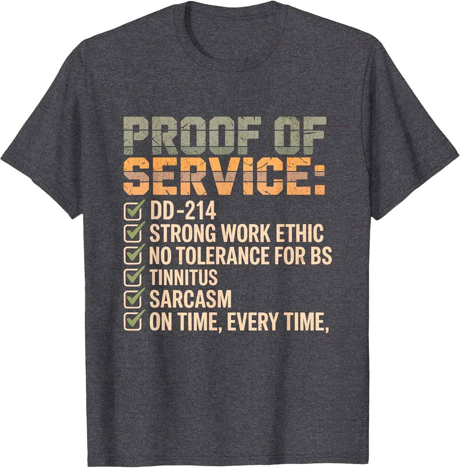 Proof of Service DD-214 Tinnitus Strong Work, Ethic Military