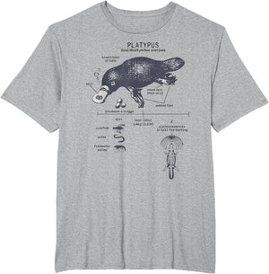 Funny Platypus Anatomy Diagram Science Lover