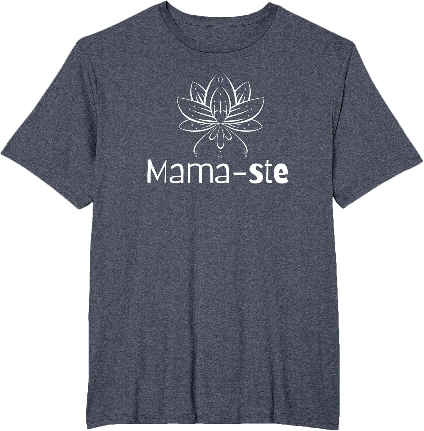 Mama-ste or Namaste Yoga for Moms Lotus -Flower-Pilates Tops