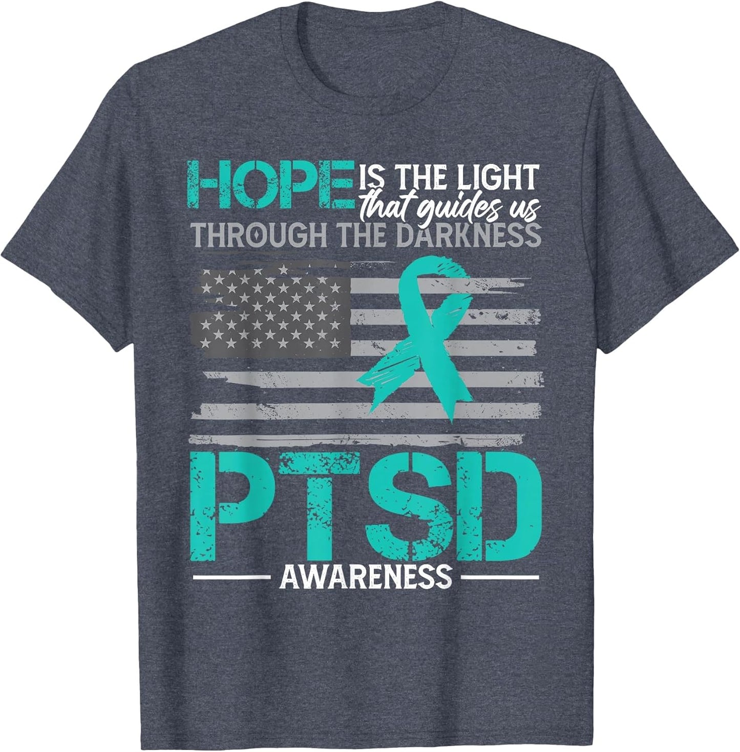 American Flag Veteran Support PTSD Awareness