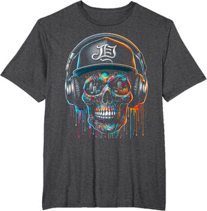 Dripping Paint Skull | Men Women XS - 6XL | Graphic