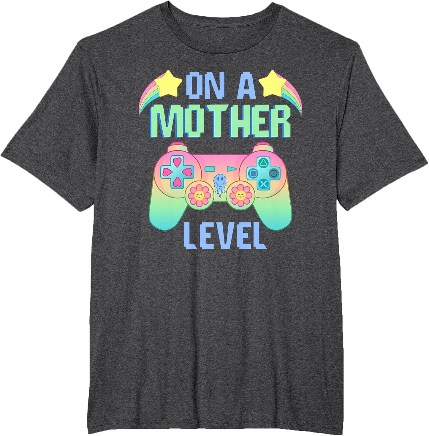 Funny Mothers Day On A Mother Level Gamer Mom Retro Gaming