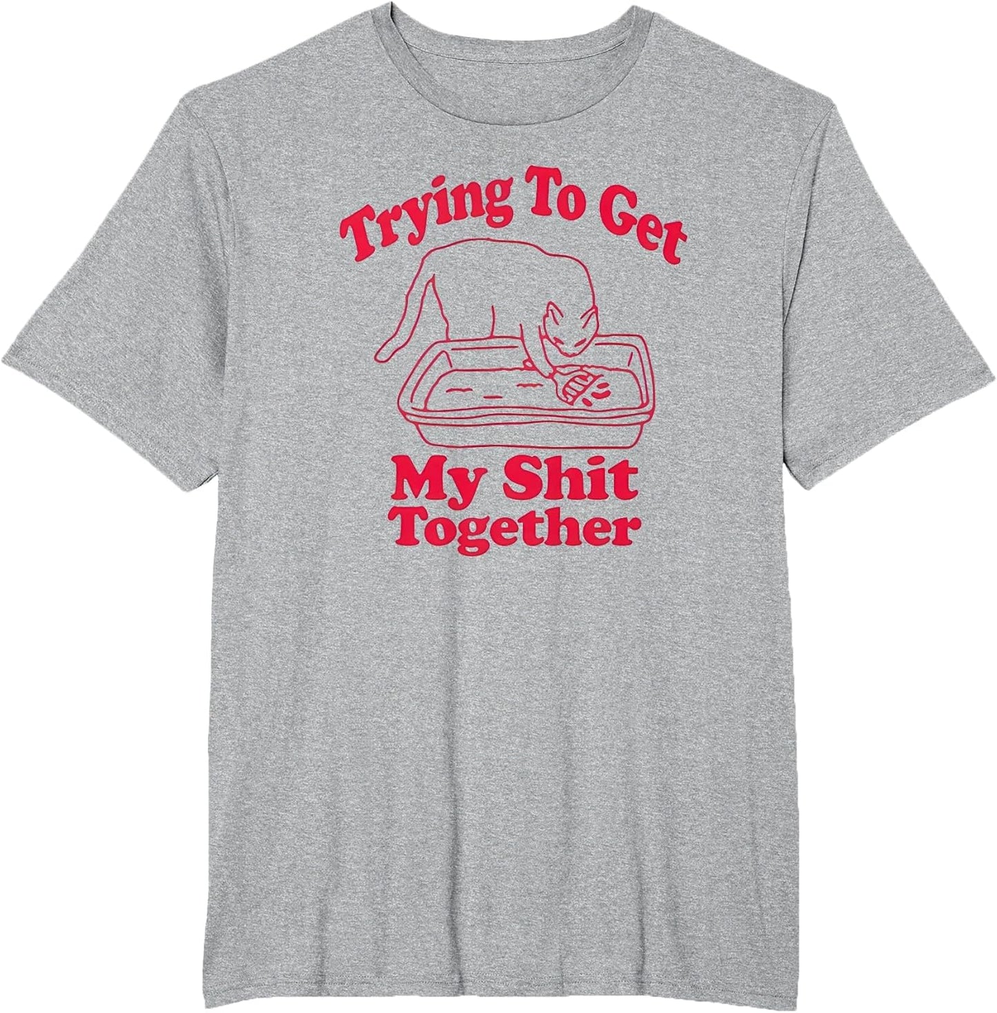 Trying to Get My Shit Together Funny Cat Litter Box & Scoop