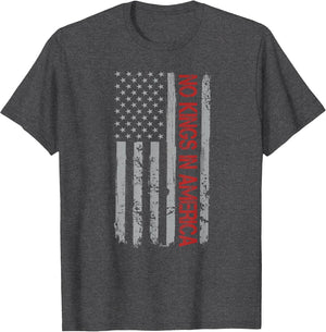 No Kings in America US Flag Vintage