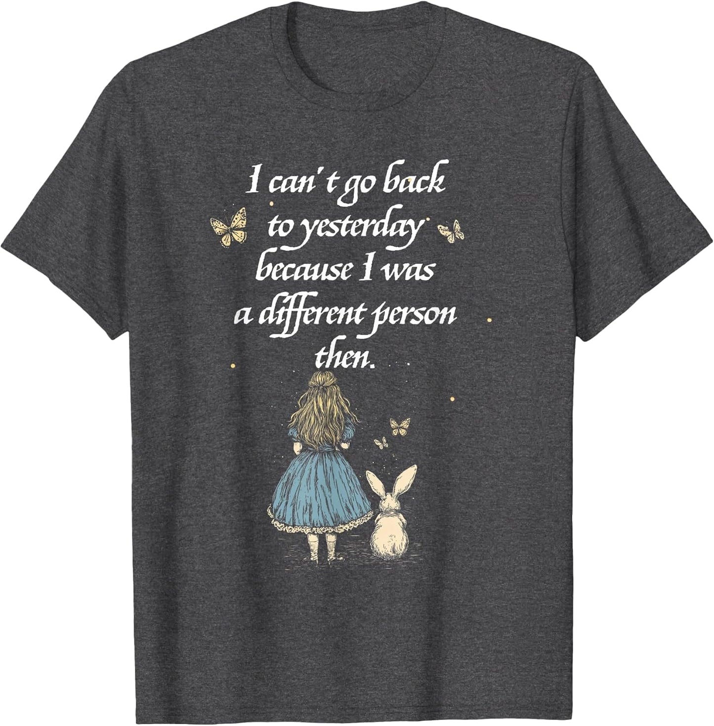 Alice in Wonderland Quote - Whimsical Fantasy World Novel
