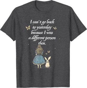 Alice in Wonderland Quote - Whimsical Fantasy World Novel