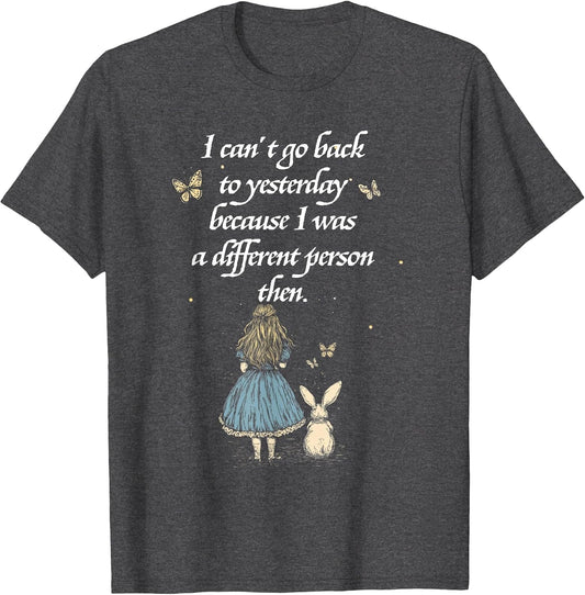 Alice in Wonderland Quote - Whimsical Fantasy World Novel