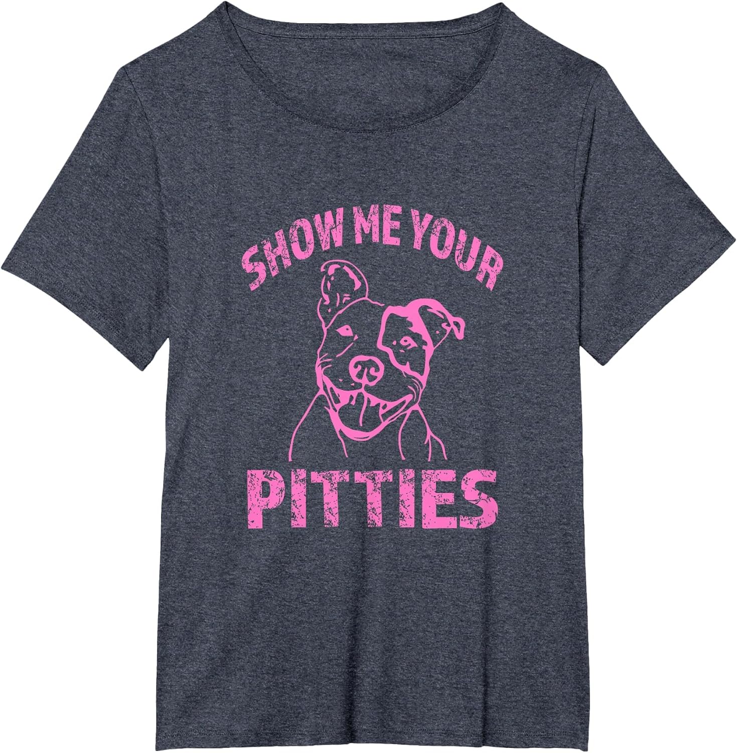 Funny Show Me Your Pitties - Shirt -Pink