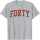 Forty Minimalist 40th Birthday Design 40-Year-Old