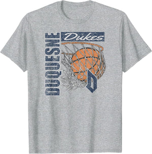 Duquesne Dukes Vintage Basketball 90's Gray
