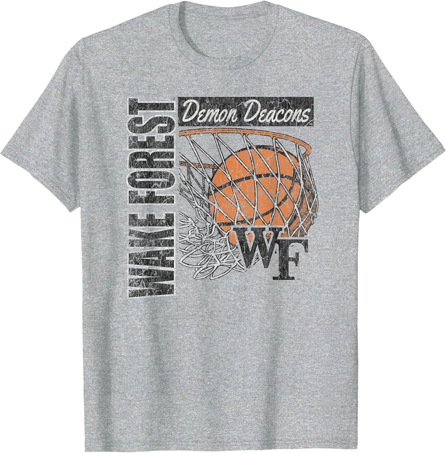Wake Forest Demon Deacons Vintage Basketball 90's Gray