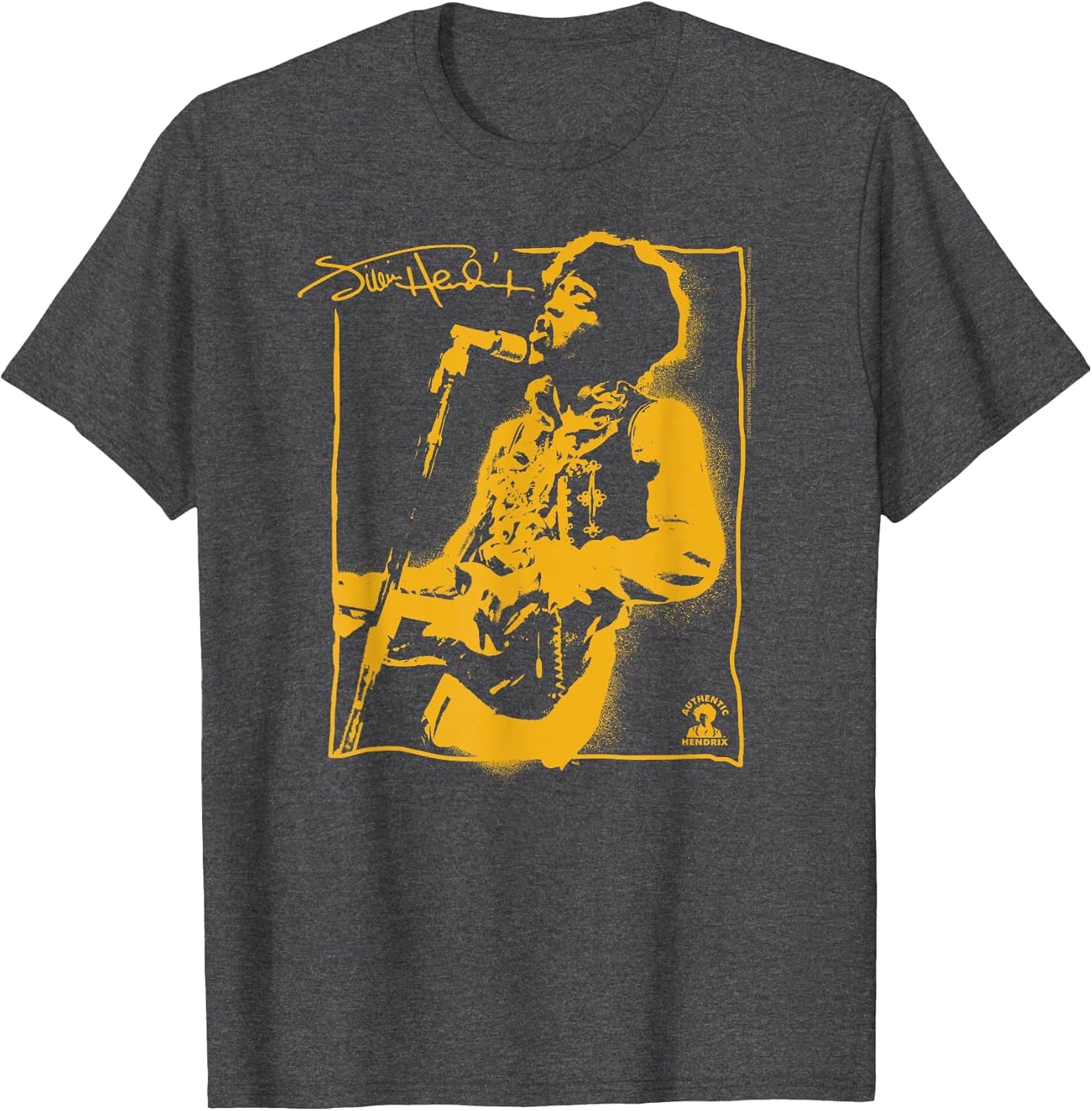 Jimi Hendrix Spray Paint Graffiti Portrait Vintage Band