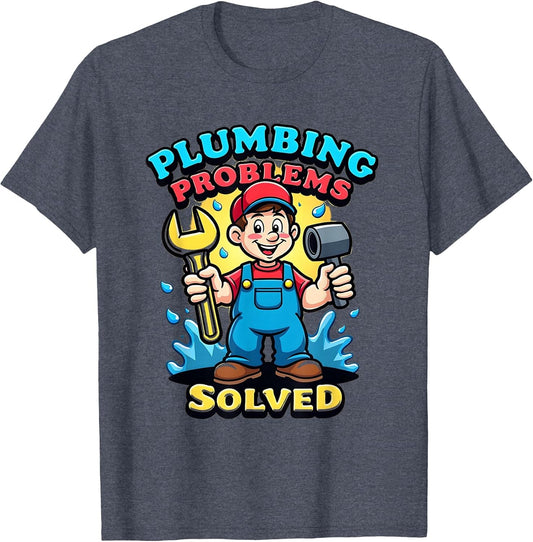 Plumbing Problems Solved Funny Plumber Design