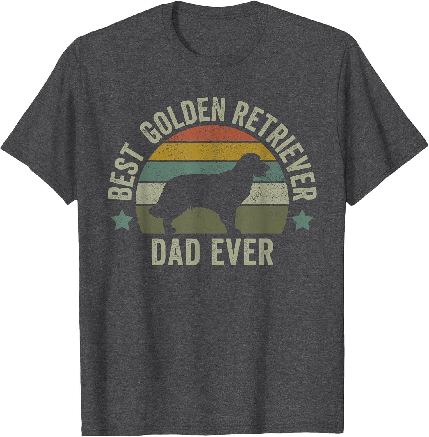 Golden Retriever Dad Dog Shirt, Funny Fathers Day Doggy
