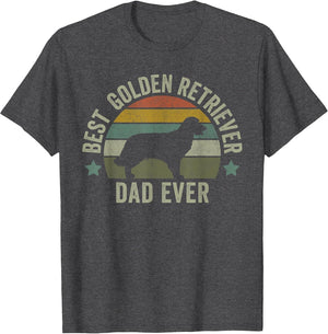 Golden Retriever Dad Dog Shirt, Funny Fathers Day Doggy