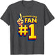 Number One Fan Proud Supporter Graphic Design