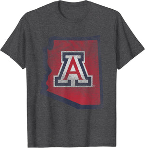Arizona Wildcats Retro State Officially Licensed